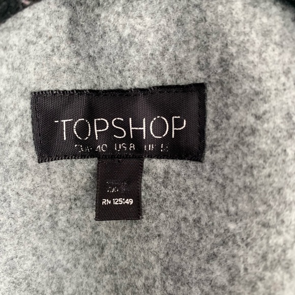🩶💅 Grey Top Shop Winter Coat 🧥 ❄️ BIN 1 - Picture 4 of 6